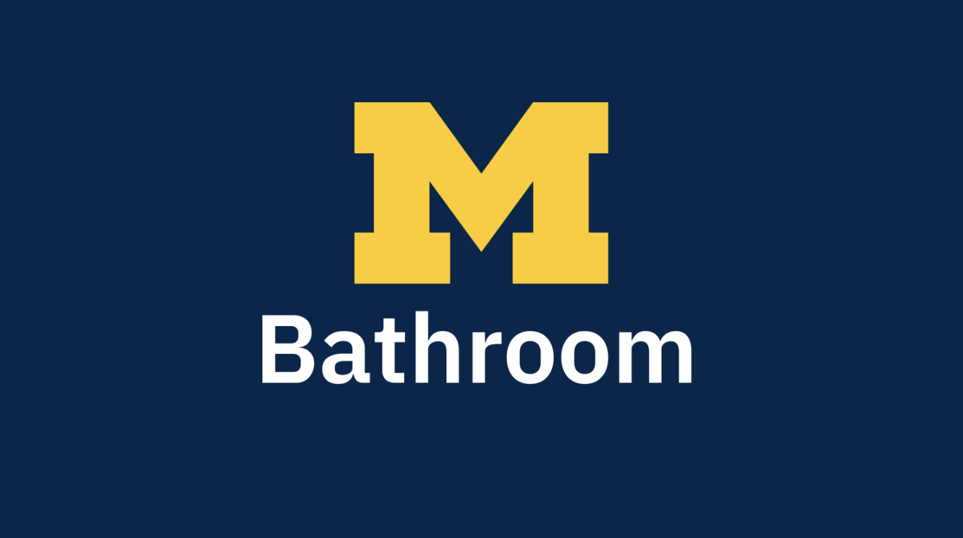 MBathroom homepage with campus map